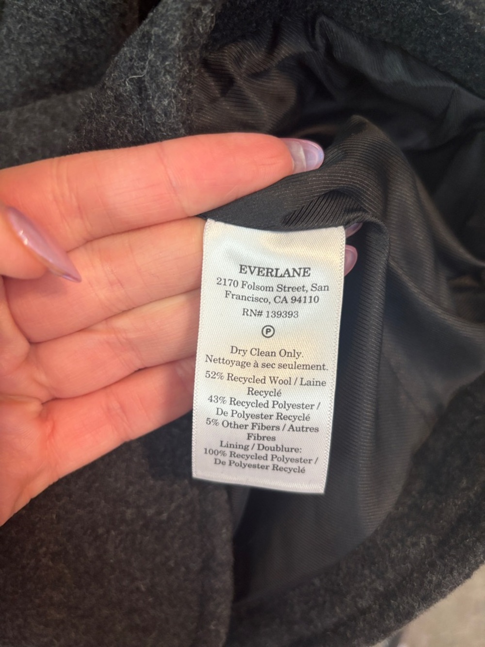 NWT Everlane The Cocoon Coat in Wool - Picture 11 of 12